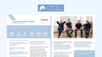 Vorschau auf den Artikel von der Versicherungs-App Sophia im FinTech Innovators Rising Stars 2021 Report