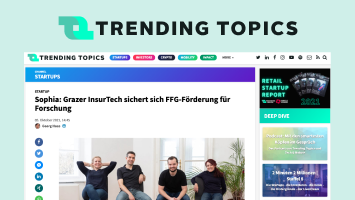 Vorschau auf den Trending Topics Artikel von der Versicherungs-App Sophia