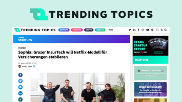 Vorschau auf den Trending Topics Artikel von der Versicherungs-App Sophia